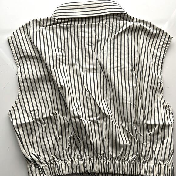NWT REVOLVE We Wore What sleeveless popover top pinstripe S - Picture 8 of 8